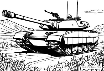 Britský tank Challenger 2 v púšti, pripravený na vyfarbenie.